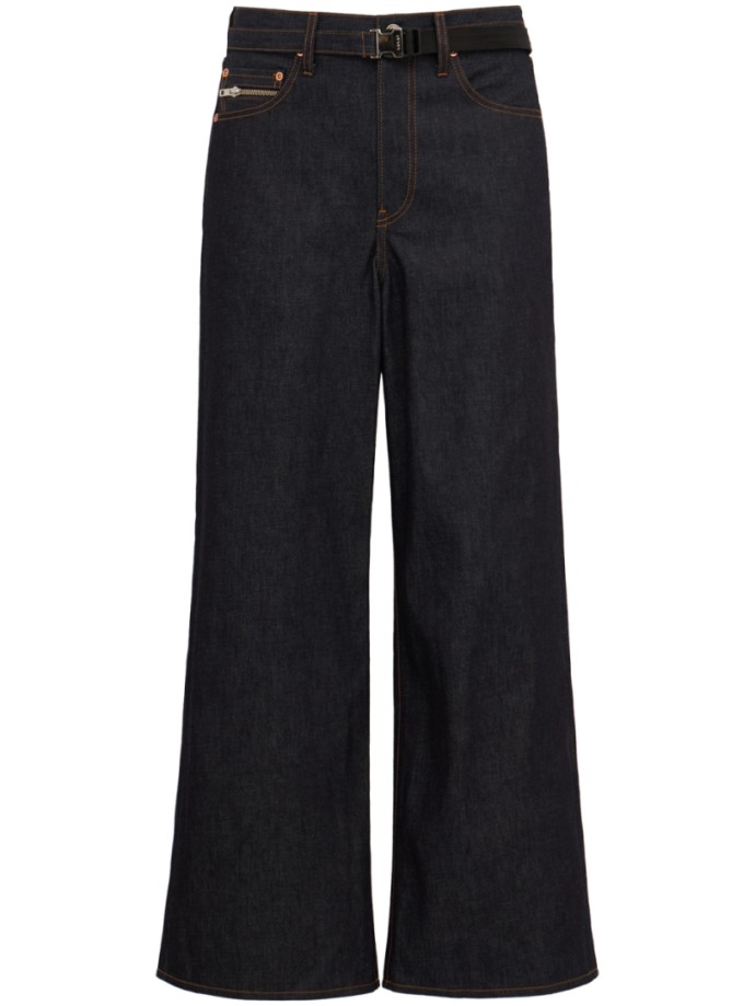 Sacai - Weite Denim-Hosen