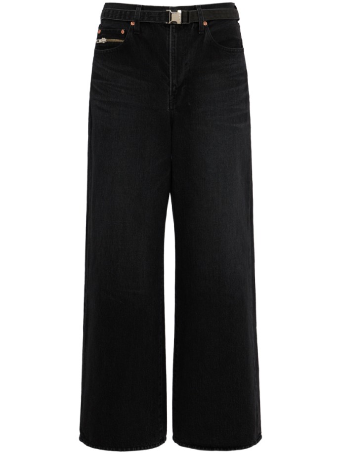 Sacai - Weite Jeanshose