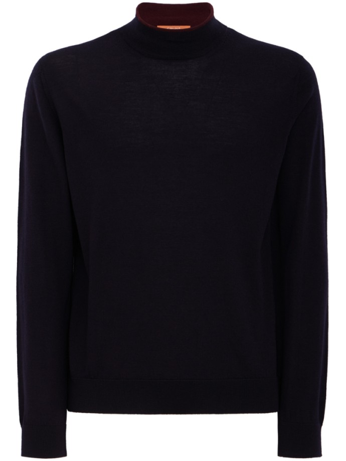 CRUNA - Wool turtleneck knit sweater