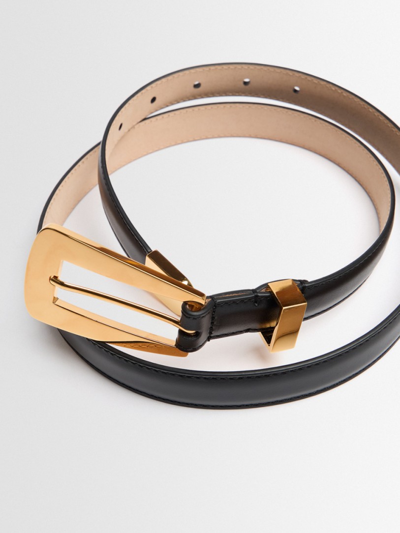 Khaite - 2 cm Lucca Leder Gürtel