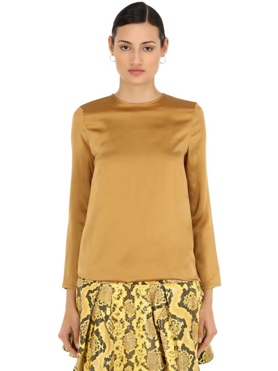 Marques'Almeida: KLEID AUS SEIDENSATIN