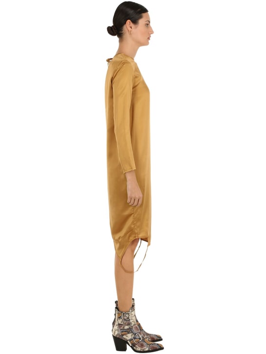 Marques'Almeida: KLEID AUS SEIDENSATIN