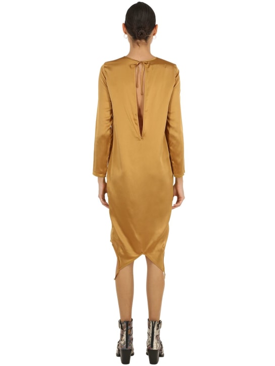 Marques'Almeida: KLEID AUS SEIDENSATIN