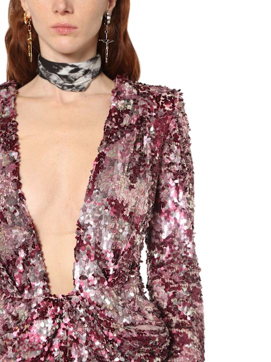 Dsquared2: ROBE EN SEQUINS