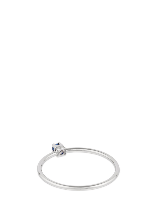 Vanzi: ANELLO IN ORO BIANCO 18KT CON ZAFFIRO