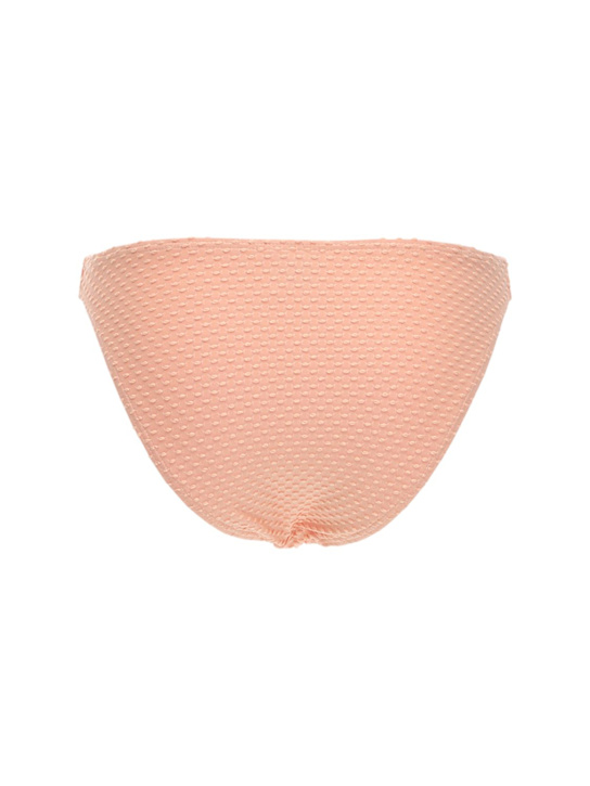 PEONY: BAS DE BIKINI TAILLE HAUTE "APRICOT"