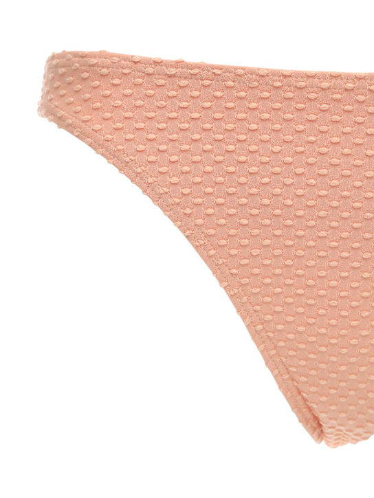 PEONY: BAS DE BIKINI TAILLE HAUTE "APRICOT"
