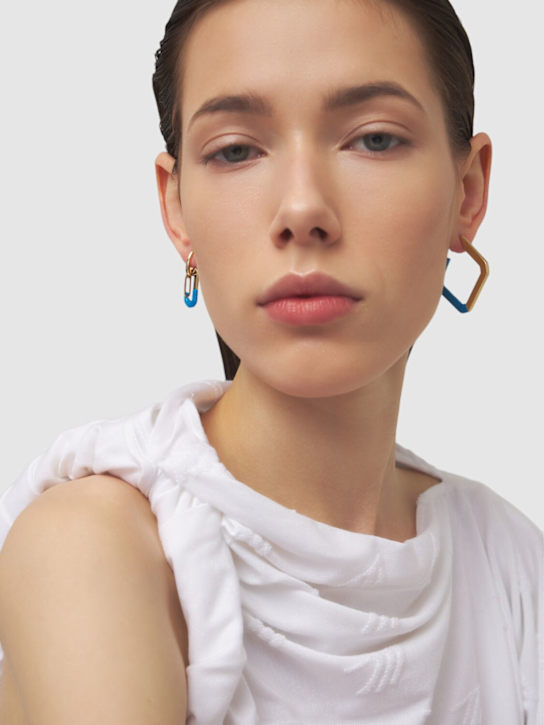 EÉRA - MONO-OHRRING AUS 18KT GOLD UND GUMMI "ALLEGRA"