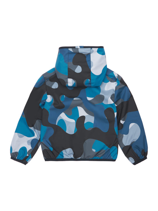 Save The Duck: CAMOUFLAGE PRINT RECYCLED NYLON JACKET