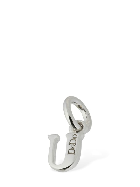 DoDo - 18KT White gold U charm w/ diamonds