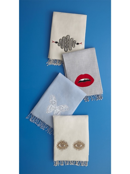 Jonathan Adler - Plaid en chameau et laine Lips