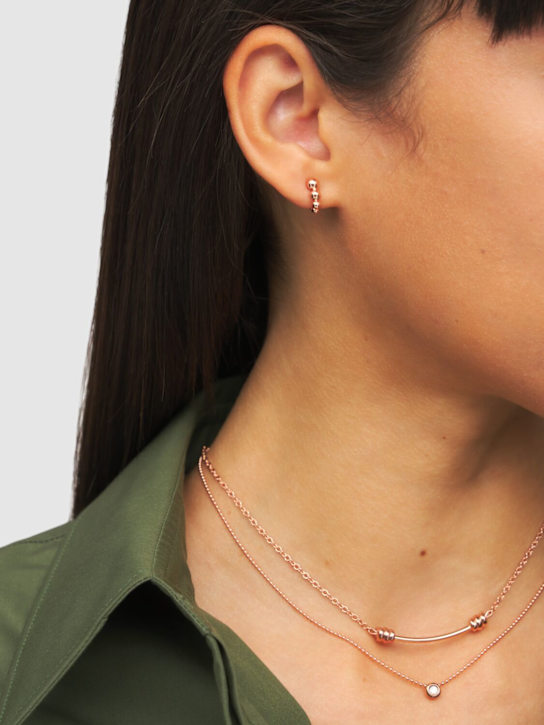 DoDo - 9KT Nodo rose gold long necklace