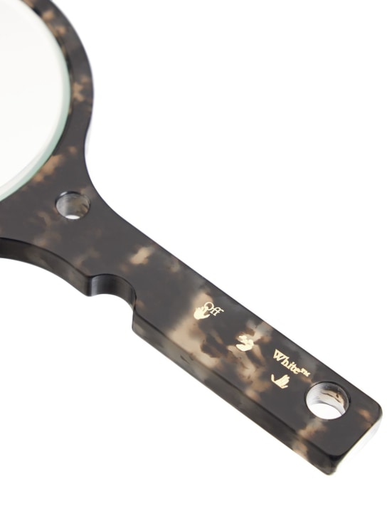 Off-White: Miroir en or foncé havana Meteor