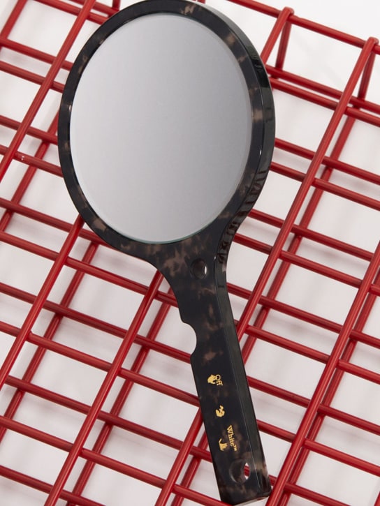 Off-White - Miroir en or foncé havana Meteor