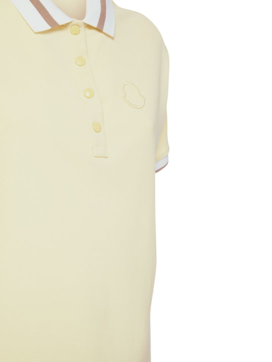 Moncler: Polohemd aus Baumwolljersey