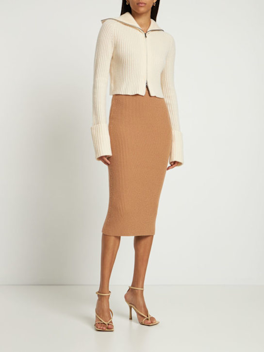 Michael Kors Collection: Gonna midi pencil in cashmere