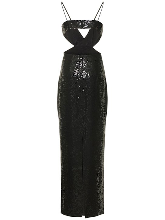 Michael Kors Collection: Vestito in crepe sablé con decorazioni