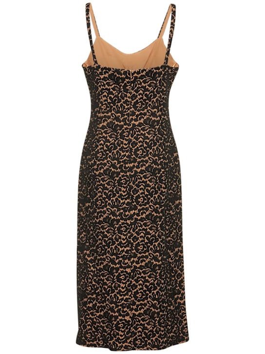 Michael Kors Collection: MIDIKLEID AUS RAYONMISCHUNG