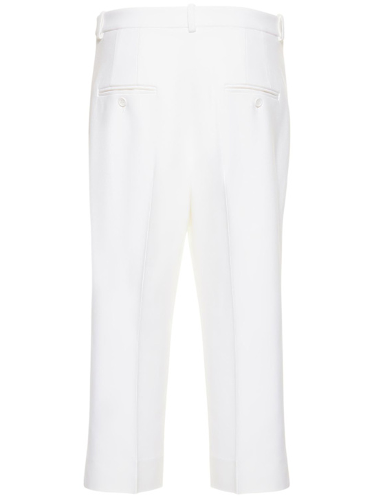 Michael Kors Collection: Pantalon en crêpe sablé doublé taille haute