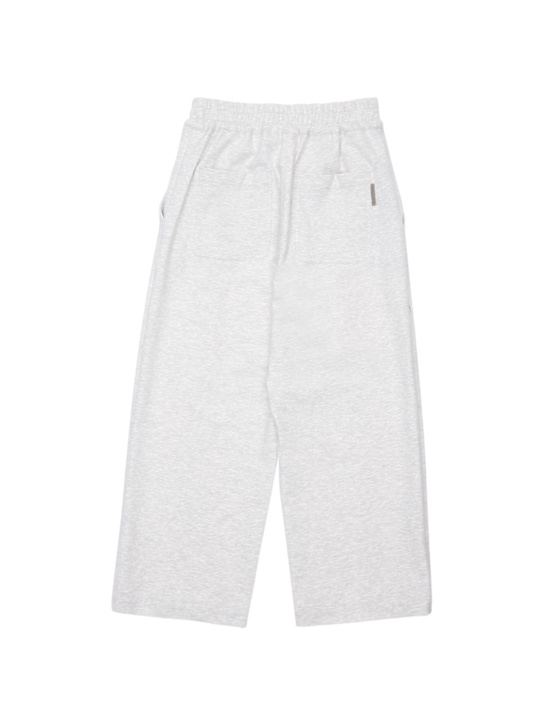 Brunello Cucinelli: Wide leg cotton blend sweatpants