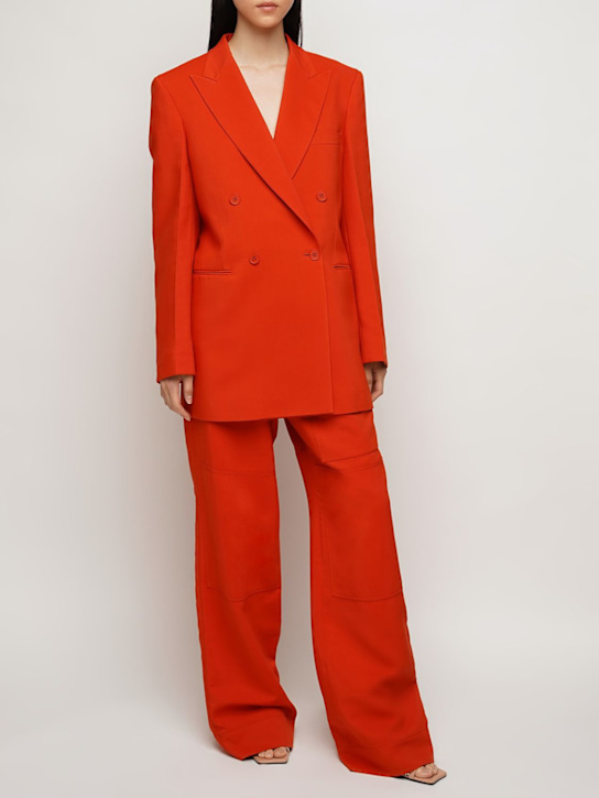 Stella McCartney - Blazer fluido oversize in misto viscosa