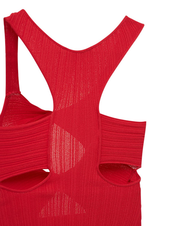 Stella McCartney: Body en maille de viscose mélangée ajourée