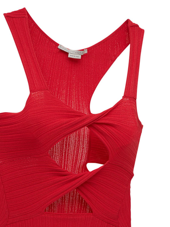Stella McCartney: Body en maille de viscose mélangée ajourée
