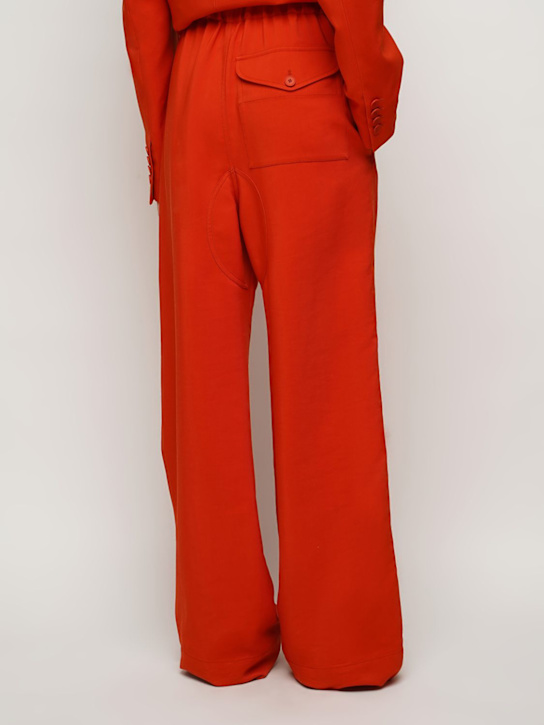 Stella McCartney: Fluid viscose blend high waist pants