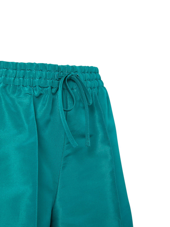 Valentino - Silk faille elastic mini shorts