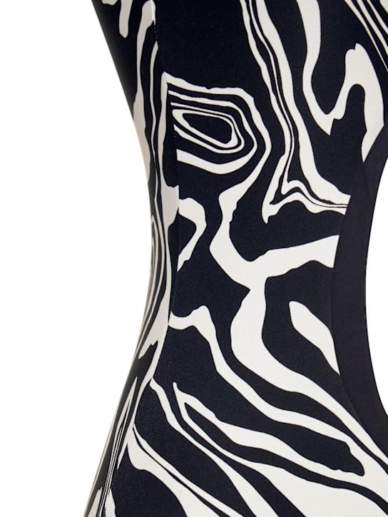 Weworewhat: One shoulder cut out one piece swimsuit