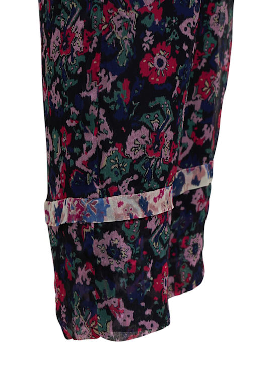 Marant Etoile: Pantalones de chifón con estampado
