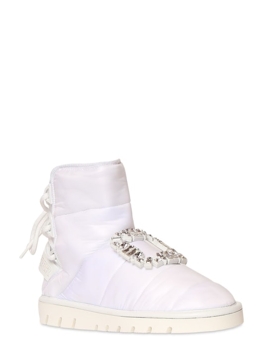 Roger Vivier: Stivali Viv Winter in nylon imbottito 20mm