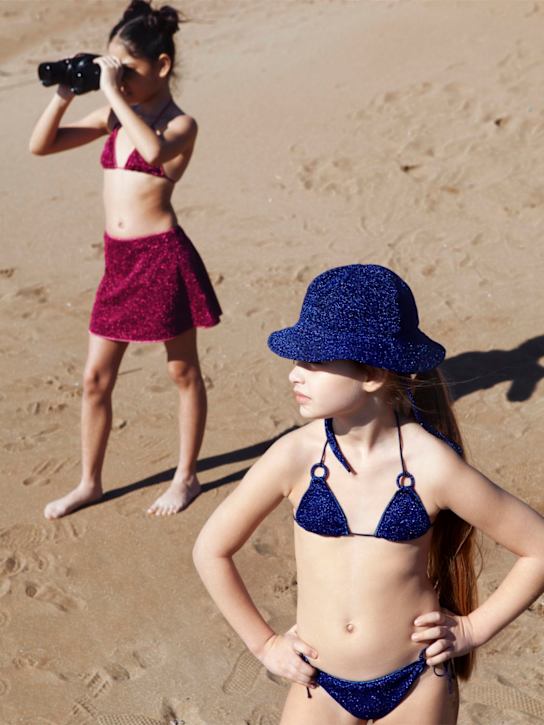 Oséree Swimwear: Lycra & lurex bucket hat