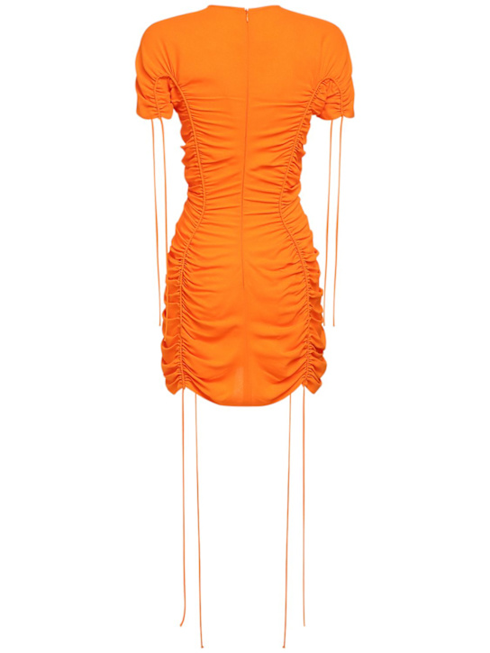 Stella McCartney: Vestito mini in raso di viscosa