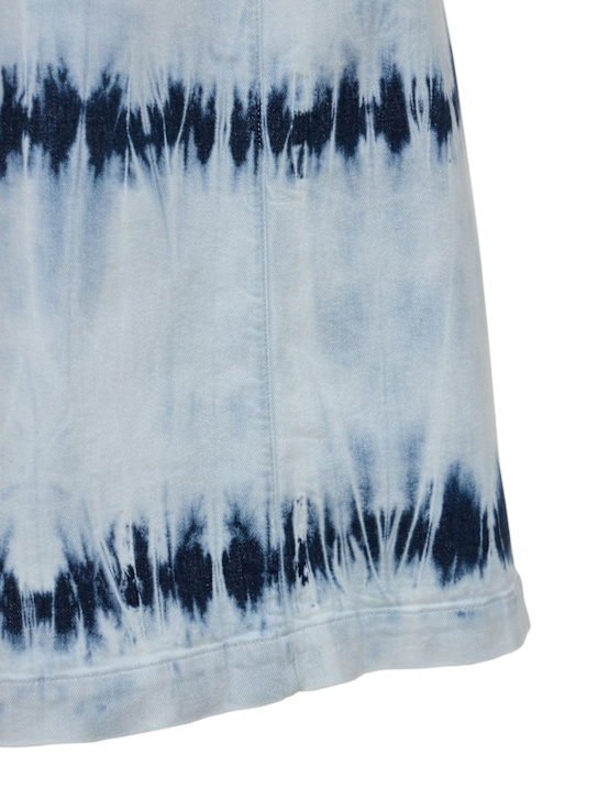 Stella McCartney: VESTIDO DE DENIM DE ALGODÓN