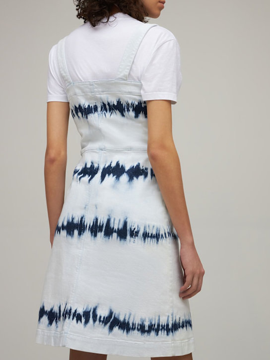 Stella McCartney: VESTIDO DE DENIM DE ALGODÓN