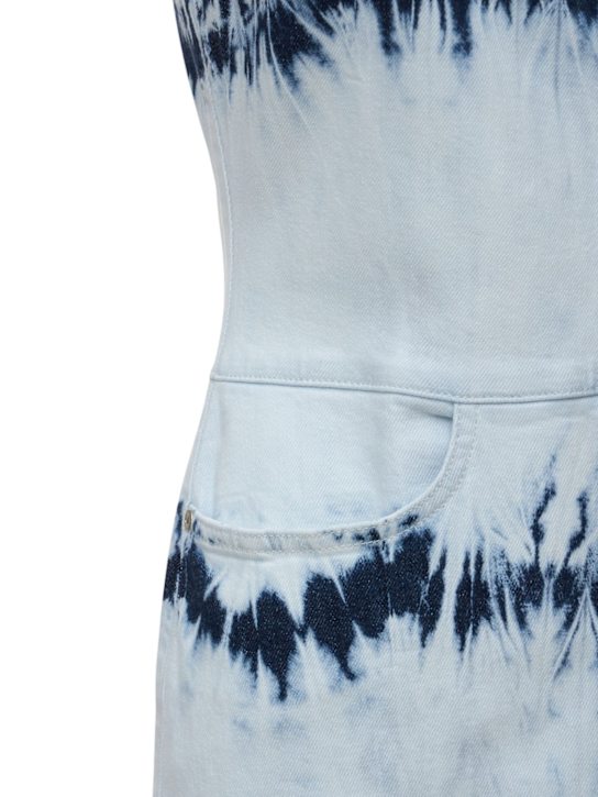 Stella McCartney: VESTIDO DE DENIM DE ALGODÓN