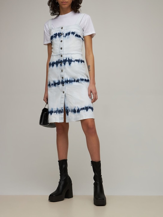 Stella McCartney - Vestito in denim di cotone tie dye