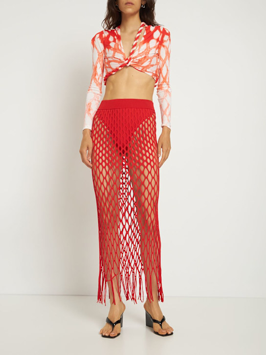 Dion Lee - Crop top with draping