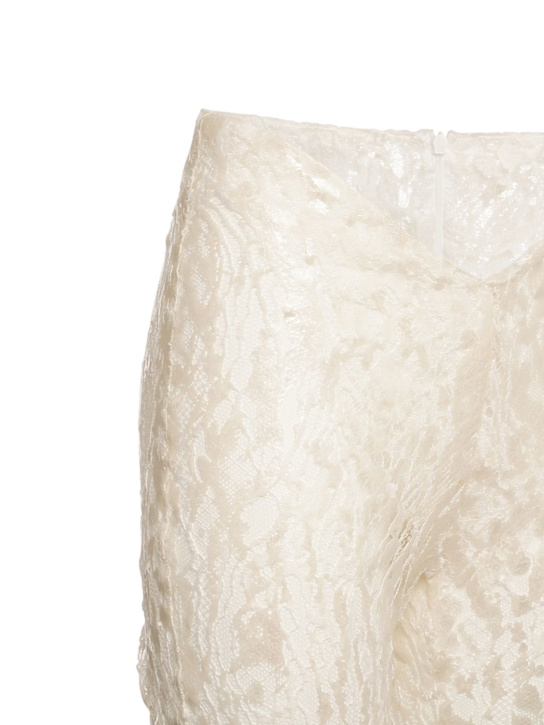 Dion Lee: Cotton blend lace flared pants