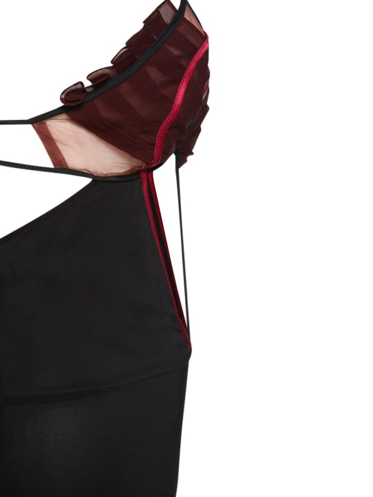 Nensi Dojaka: Vestito in crepe e tulle