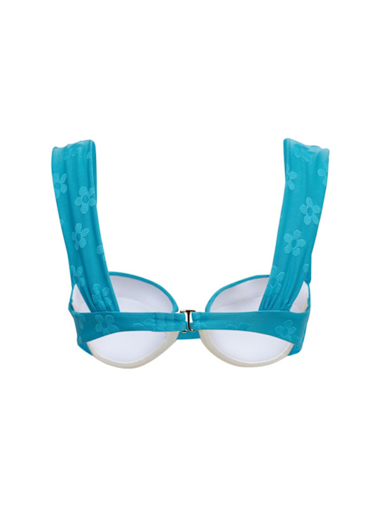 Weworewhat: Top de bikini de tech stretch con jacquard