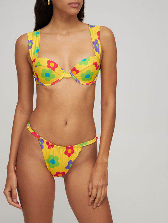 Weworewhat: Haut de bikini en tissu technique stretch Claudia