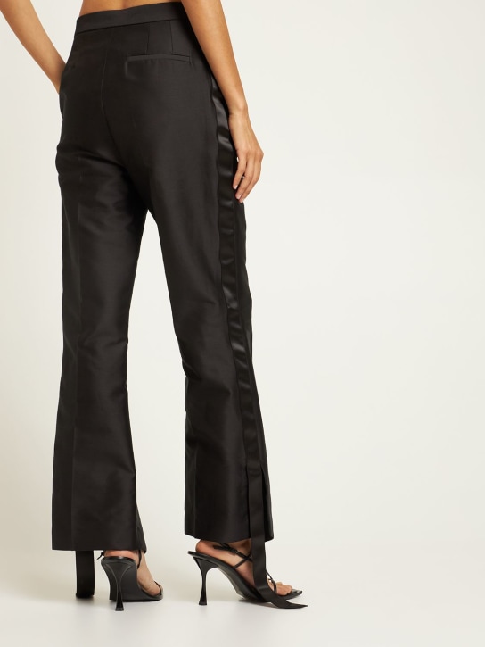 Rosie Assoulin: Ulf cotton & silk mikado straight pants