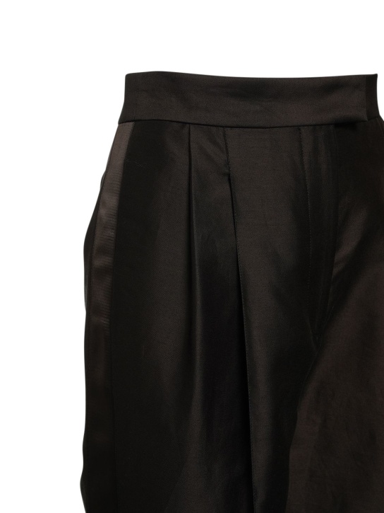 Rosie Assoulin: Ulf cotton & silk mikado straight pants