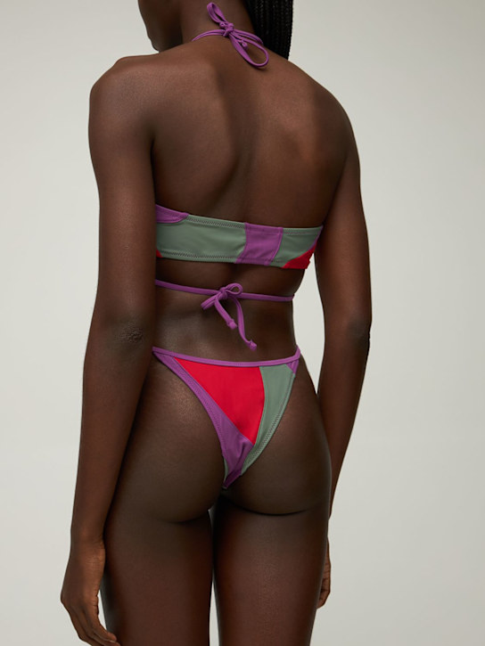 Tropic Of C: Patchwork Luna bikini bottoms