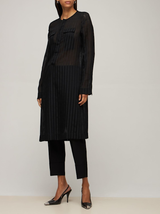 SAPIO - Chemise longue transparente