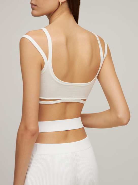 Dion Lee: LVR Exclusive viscose blend bra