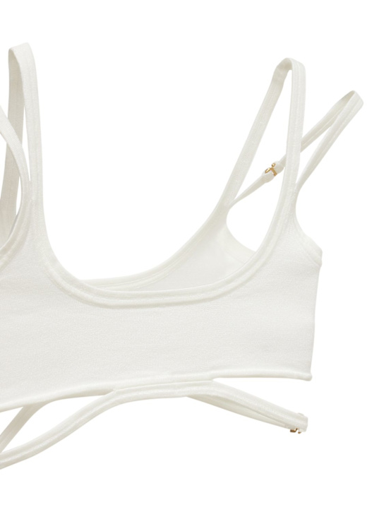 Dion Lee: LVR Exclusive viscose blend bra