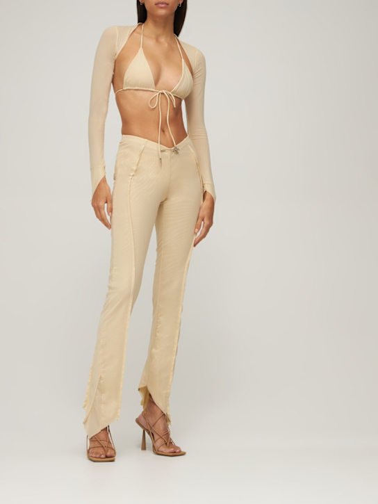 Sami Miro Vintage - Top mit offenem Saum